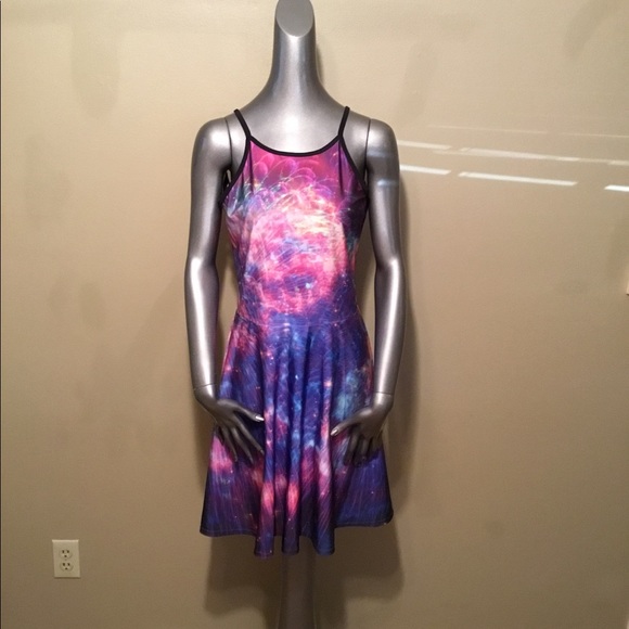 Mr Gugu & Miss Go girl purple firework print dress - Picture 1 of 5